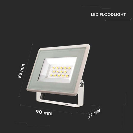 V-TAC VT-4914 FARO LED FLOODLIGHT 10W SMD SLIM IP65 BIANCO 75 lm/W - SKU 6730 / 6731 / 6732 Illuminazione/Illuminazione per esterni/Proiettori Zencoccostore - Formia, Commerciovirtuoso.it