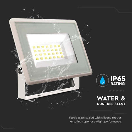 V-TAC VT-4924 FARO LED FLOODLIGHT 20W SMD IP65 COLORE BIANCO 1650 lm - SKU 6740 / 6741 / 6742 Illuminazione/Illuminazione per esterni/Proiettori Zencoccostore - Formia, Commerciovirtuoso.it