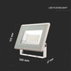 V-TAC VT-4934 FARO LED FLOODLIGHT 30W SMD SLIM IP65 BIANCO 2510 lm - SKU 6746 / 6747 / 6748 Illuminazione/Illuminazione per esterni/Proiettori Zencoccostore - Formia, Commerciovirtuoso.it