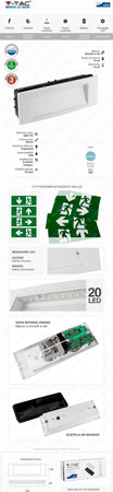 V-TAC-VT-511S-LAMPADA-LED-D'EMERGENZA-ANTI-BLACK-OUT-CHIP-SAMSUNG-DA-INTERNO---SKU-899