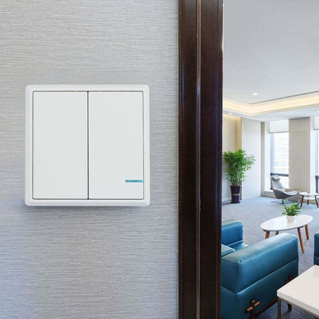 V-TAC VT-5132 Interruttore Wireless a Doppio Tasto con Sensore Colore Bianco IP54 - SKU 8461 Fai da te/Sicurezza e protezione/Sistemi di sicurezza domestica/Rilevatori di movimento Zencoccostore - Formia, Commerciovirtuoso.it