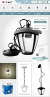 V-TAC VT-735 PORTALAMPADA DA GIARDINO CON ATTACCO A SOFFITTO PER LAMPADINE E27 - SKU 7058 Illuminazione/Illuminazione per esterni/Lampade da parete Zencoccostore - Formia, Commerciovirtuoso.it