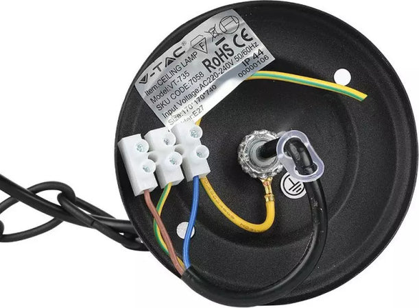 V-TAC VT-735 PORTALAMPADA DA GIARDINO CON ATTACCO A SOFFITTO PER LAMPADINE E27 - SKU 7058 Illuminazione/Illuminazione per esterni/Lampade da parete Zencoccostore - Formia, Commerciovirtuoso.it