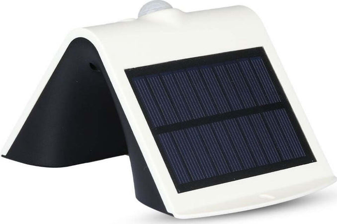 V-TAC VT-767-2 LAMPADA BIANCA DA MURO LED 1,5W CON PANNELLO SOLARE E SENSORE - SKU 8276 Illuminazione/Illuminazione per esterni/Lampade da parete Zencoccostore - Formia, Commerciovirtuoso.it