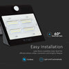 V-TAC VT-768 LAMPADA DA MURO LED 3W CON PANNELLO SOLARE E SENSORE CREPUSCOLARE E MOVIMENTO - SKU 7528 Illuminazione/Illuminazione per esterni/Lampade da parete Zencoccostore - Formia, Commerciovirtuoso.it