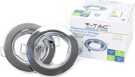 V-TAC-VT-778-2-PORTAFARETTI-FISSI-ROTONDI-cromato-lucido-DA-INCASSO-PER-LAMPADINE-GU10-E-GU5.3