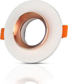 V-TAC-VT-862-MRP-Portafaretto-LED-da-Incasso-Rotondo-GU10-e-GU5.3-(MR16)-Corpo-in-Gesso-Bianco-e-Metallo-Rosa-Dorato---SKU-3123