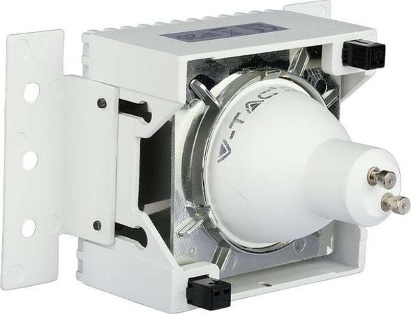 V-TAC VT-890 Portafaretto LED da Incasso Quadrato GU10 Colore Bianco e Cromato - SKU 8880 Illuminazione/Illuminazione per interni/Luci da incasso/Portafaretti da incasso Zencoccostore - Formia, Commerciovirtuoso.it