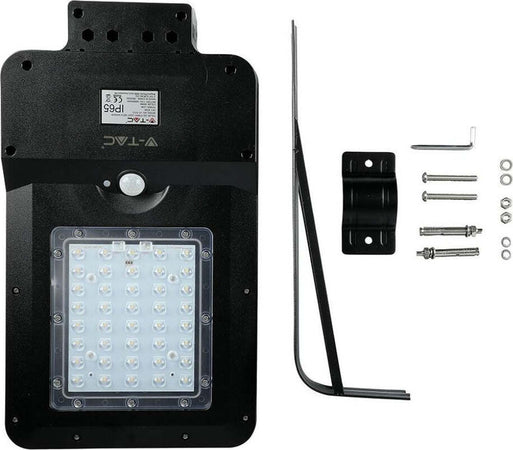 V-TAC-VT-ST15-LAMPADA-STRADALE-LED-15W-LAMPIONE-SMD-CON-PANNELLO-SOLARE---SKU-8549-/-8548