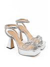 MACH & MACH Sandali Plateau in PVC Doppio Fiocco Mach & Mach da donna