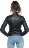 V173---Biker-Donna-Nero-in-vera-pelle