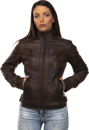 V173---Biker-Donna-Testa-di-Moro-in-vera-pelle