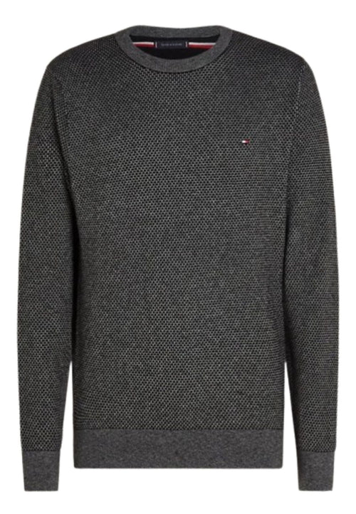 Tommy Hilfiger MAGLIONE PIMA ORG COTTON CASH 2 TONE da uomo