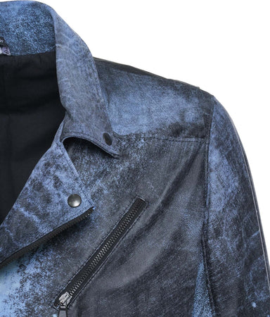 V248---Chiodo-Uomo-Blu-effetto-Graffiato-in-vera-pelle