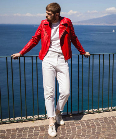 V248---Chiodo-Uomo-Rosso-in-vera-pelle