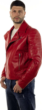 V248---Chiodo-Uomo-Rosso-in-vera-pelle