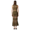 Pinko canotte e top donna pinko - gonzano top fantasy - verde militare da donna