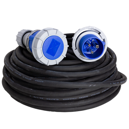 PROLUNGA ELETTRICA INDUSTRIALE 16A DA 20 METRI - CAVO IN NEOPRENE 3G2.5 - PROTEZIONE IP67 - ElettroWatt.eu
