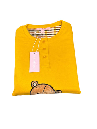 Pigiama Bimba Milk and Honey Adela in Cotone Interlock – Made in Italy