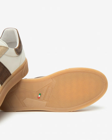 NeroGiardini Uomo Sneakers in pelle e camoscio