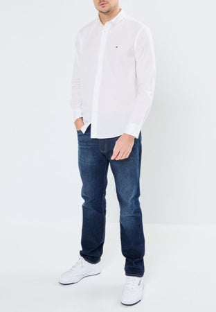 Tommy Hilfiger CAMICIA CORE FLEX POPLIN SOLID RF SHIRT da uomo