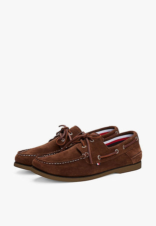 Tommy Hilfiger MOCASSINO TH BOAT SHOE CORE SUEDE da uomo