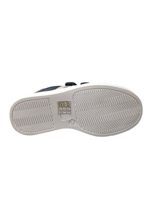 Scarpe sneakers Unisex bambini balducci BUTTER  blue-bianco laccio e zip laterale