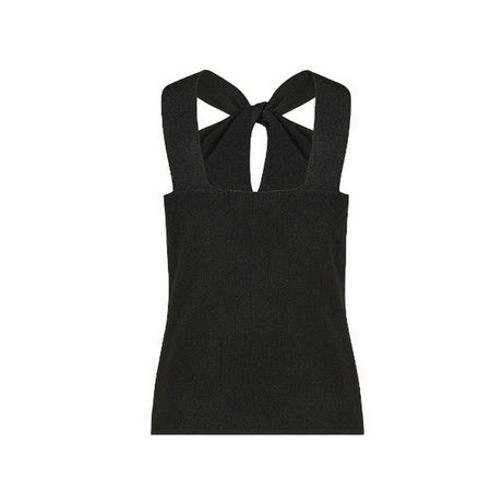 Dexterior canotte e top donna d.exterior - lux top nodo - nero da donna