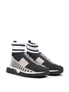 Dolce & Gabbana Sneakers Sorrento alte in maglia elastica da donna