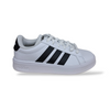 Sneakers ragazzo Adidas Grand Court 3.0 bianco nero pelle