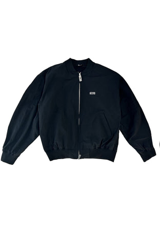GCDS Giubbotto LOGO REGULAR NYLON VARSITY BOMBER da uomo