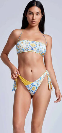 VACANZE-ITALIANE-|-Bikini-fascia-e-slip-Vietri