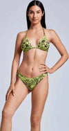 VACANZE-ITALIANE-|-Bikini-triangolo-e-slip-Flora-Lime