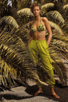 VACANZE-ITALIANE-|-Bikini-triangolo-e-slip-Flora-Lime