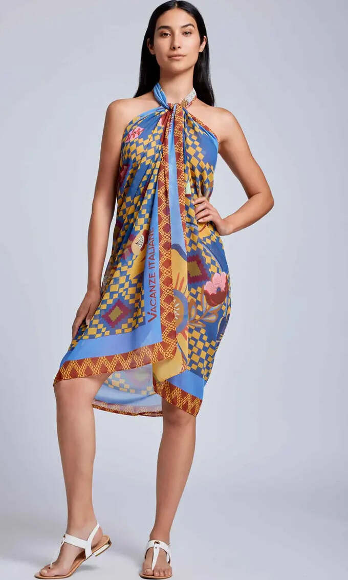 Abito Camicia Pareo Camicie Da Mare Donna Camicetta Copricostume