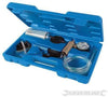 Vacuometro Vacuum Tester ed spurgo Freni Kit 16PCE, Argento Silverline
