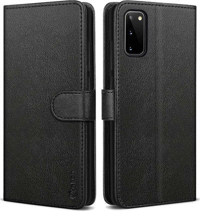 Vakoo Serie Wallet Custodia in Pelle a Libro per Samsung Galaxy S20 6,2 Nero