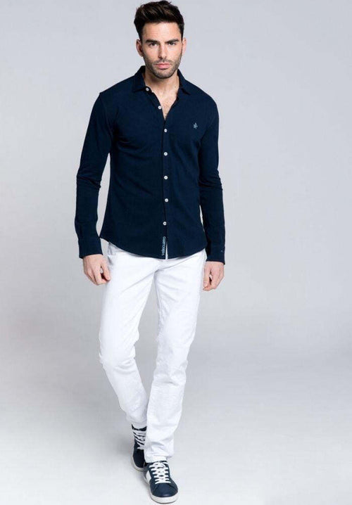 Valecuadro Camicia Piquè Uomo Blu Moda/Uomo/Abbigliamento/T-shirt polo e camicie/Camicie casual Scontolo.net - Potenza, Commerciovirtuoso.it