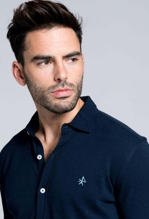 Valecuadro Camicia Piquè Uomo Blu Moda/Uomo/Abbigliamento/T-shirt polo e camicie/Camicie casual Scontolo.net - Potenza, Commerciovirtuoso.it