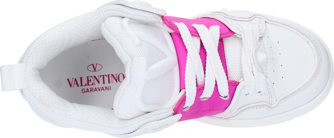 Valentino-Garavani-Sneakers-Bianco-fuxia-da-donna