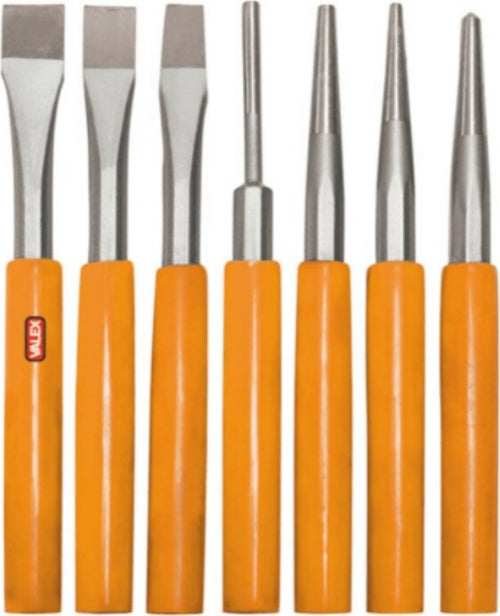 VALEX---7-PEZZI---SET-SCALPELLI-E-CACCIASPINE-IN-ACCIAIO-CR-V-TEMPERATO