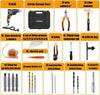 Valigetta-Attrezzi-27pz-+-Trapano-Avvitatore-Elettrico-710W-3000rpm-Mandrin-13mm