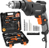 Valigetta-Attrezzi-35pz-con-Trapano-Elettrico-a-Percussione-710W-3000rpm-13mm