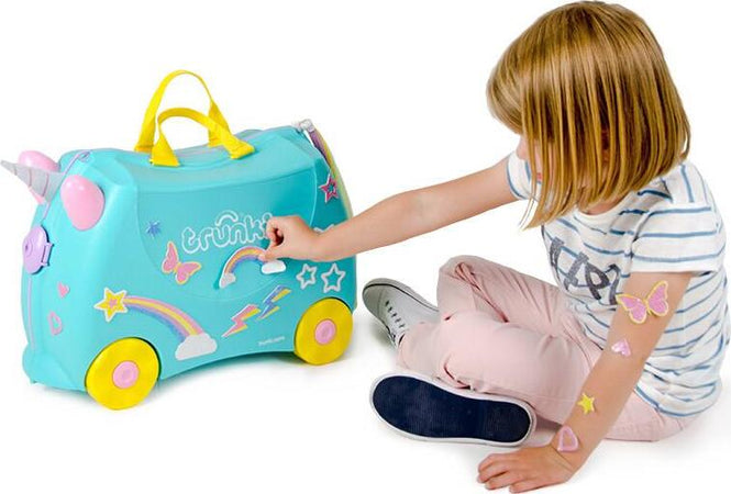 Valigetta Cavalcabile Trunki Unicorn Moda/Valigie borse e accessori da viaggio/Valigie e set da viaggio/Valigie per bambini La Casa Del Bebè - Napoli, Commerciovirtuoso.it