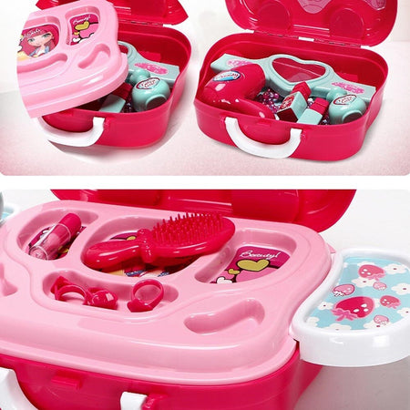 VALIGETTA CENTRO BELLEZZA FASHION PER BAMBINE GIOCATTOLO CON ACCESSORI PORTATILE Giochi e giocattoli/Giochi d'imitazione e accessori di travestimento/Medico Trade Shop italia - Napoli, Commerciovirtuoso.it