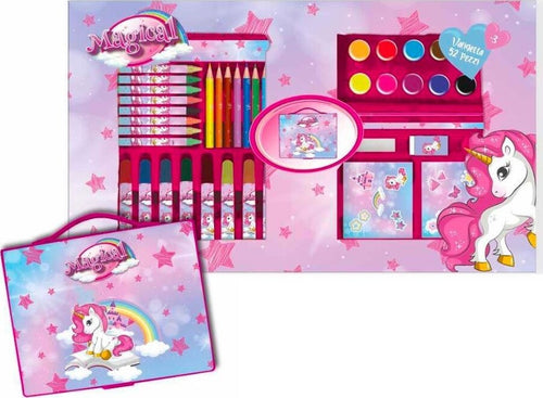 Valigetta Con Colori Magico Unicorno Set Per Colorare Gioco Per Bimbe 52 Pezzi Casa e cucina/Hobby creativi/Pittura/Pennelli Trade Shop italia - Napoli, Commerciovirtuoso.it