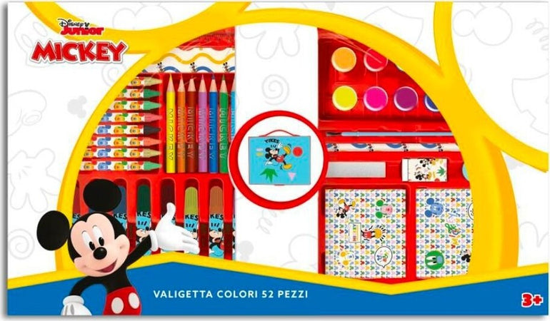 Valigetta Con Colori Mickey Mouse Set Per Colorare Gioco Per Bambini 52 Pezzi Casa e cucina/Hobby creativi/Pittura/Pennelli Trade Shop italia - Napoli, Commerciovirtuoso.it
