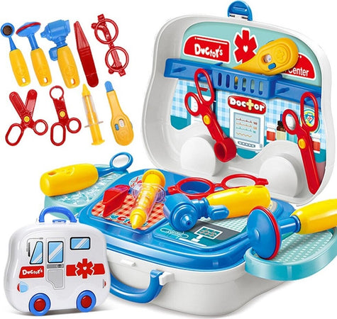 VALIGETTA DOTTORE PER BAMBINI GIOCATTOLO CON ACCESSORI KIT MEDICO PORTATILE 13PZ Giochi e giocattoli/Giochi d'imitazione e accessori di travestimento/Medico Trade Shop italia - Napoli, Commerciovirtuoso.it