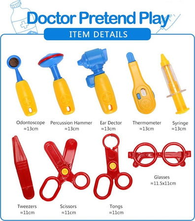 VALIGETTA DOTTORE PER BAMBINI GIOCATTOLO CON ACCESSORI KIT MEDICO PORTATILE 13PZ Giochi e giocattoli/Giochi d'imitazione e accessori di travestimento/Medico Trade Shop italia - Napoli, Commerciovirtuoso.it