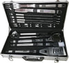 Valigetta per barbecue accessori per BBQ in alluminio acciaio inox grigliata brace griglia